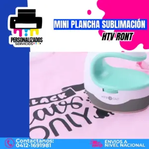 Mini Plancha Prensa para Sublimación