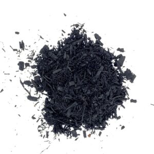 natural black dyed mulch