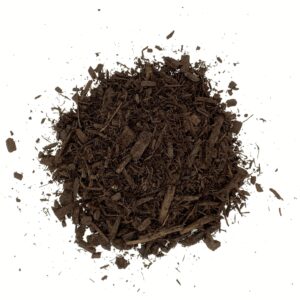 natural brown dyed mulch