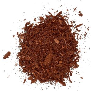 natural red dyed mulch