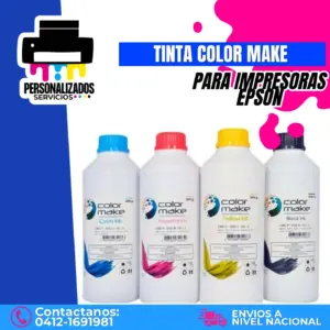 Tintas Color Make para tus equipos de Impresión Epson.